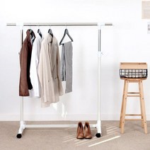 ik 옷 스탠드 조립식장 선반 미니 철제 시스템장 행거 수납 정리 걸이 9W98AF70, 1개