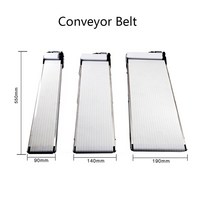컨베이어벨트 컨베이어 자바라컨베이어 컨베어 550mm 자동 판매기 컨베이어 전원 공급 장치 폭 90mm 140mm, 01 US Plug_01 Width 90mm