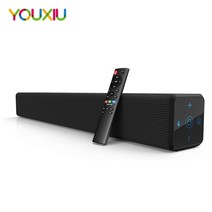사운드바 가성비 TV 돌비 홈시어터 티비 우퍼 스피커 YOUXIU 100W 블루투스 2.0 채널 홈 시어터 시스템 내장형 서브 원격 제어 포함, 협력사, 영국 플러그