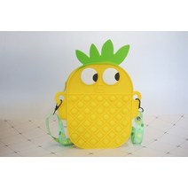 말랑이 슬라임 반짝이 포도송이 곰 완두콩 복숭아 고양이 쌍 계란 찐득볼 새로운 182, 파인애플