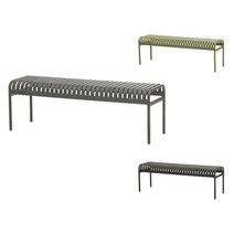 소호가구 루피아 철제 벤치 SH4091, 그린