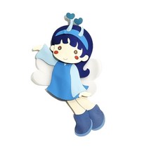해바라기요정 블루 POP 칼라팬시페이퍼 모형 환경꾸미기교육자료어린이집게시판꾸미기교실꾸미기환경미화게시판학급환경판, 단품