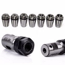 HLZS-7pcs 스틸 ER11 스프링 콜렛 1/2/3/4/5/6/7mm 5mm 연장로드 모터 샤프트 홀더, 한개옵션0