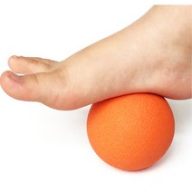 뭉친근육 스트레칭용 마사지볼 안마볼 근막이완 홈트, 마사지볼롤러 핑크, 1개