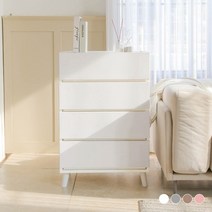 레그 포인트 서랍장 600_4단, 화이트