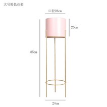 철재화분다이 원목화분선반 정리대모던하고 심플한 꽃꽂이 패션 연철 식물 선반 견고한 구조 화분 스탠드, 25 Gold Frame Large