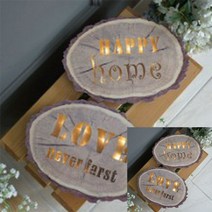 그루터기 LED 사인보드 LOVE 벽장식 촬영소품 벽면인테리어 감성소품 방꾸미기 거실벽장식
