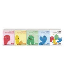 한예지 PLAY 천연펄프 3겹 포켓티슈 10매입 * 10팩, 10입 * 50번들(총 500입)