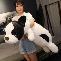BUZZLE 엎드려있는 불독 인형 바디필로우 80-120cm, 1번, 80cm