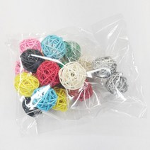 마미하우스 5000원 이하 디퓨저 용기 모음!, 20_디퓨저 컬러 우드볼 18개 묶음