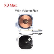 파워딜 1pcs 무선 충전 칩 코일 NFC 모듈 플렉스 케이블 아이폰 X 최대 패널 스티커 볼륨, 03 For XS Max