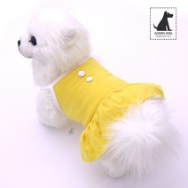귀요미 원피스 강아지옷(옐로우) 너무 이쁜 요미요미 스타일, 노랑-(L)