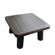 전통찻상 개다리소반 다과상 티테이블 다기 제기상, 숯불 연소 36x36x21+2 라운드 패드