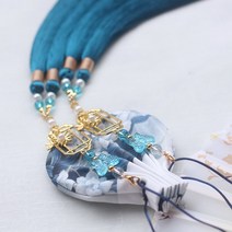 향낭 단오날 완제품 엔틱 액세서리 감당함 가방 빈 봉지 모기퇴치 명절 선물 음력 5월 5일 만안 하옵소서 2516902847, 블루, 감당함 가방 _태슬 액세서리 함 정신
