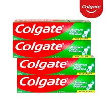 콜게이트 플루오라이드 투스페이스트 아이씨쿨민트 치약, 250g, 4개