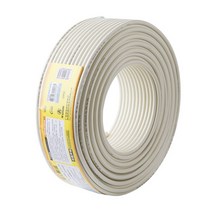 Choseal QS6124W 고화질 쉴드 동축 케이블 홈 폐쇄 신호 유선 TV 50M/80M/100M, [01] 50m
