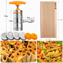 업소용 제면기 면발뽑기 국수뽑는 칼국수 기계 생면 중식 프레스 냉면 국수기계 국수빼는, 3대 업그드 [6몰드]+