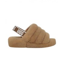 (W) 어그 플러프 예 슬라이드 체스트넛 (W) UGG Fluff Yeah Slides Chestnut