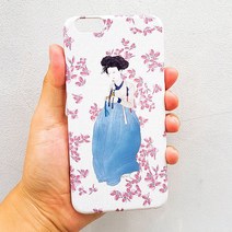 우리일쌍 터프케이스 신윤복 미인도 패턴 케이스 명화 케이스 (3508598), 아이폰6S+