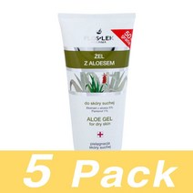Floslek Pharma 건성 피부 알로에 젤 로션 Dry Skin Aloe Vera Gel Regenerant 200Ml 5개