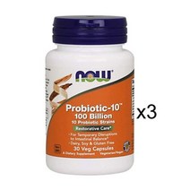 나우푸드 프로바이오틱-10 1000억 30베지x3병 2931, 3병