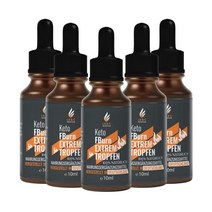 케토에프번 익스트림 드롭 +빠름+간단한 케토시스 액체 고용량 5x10ml, 1 플래쉬
