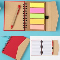 자석 볼펜수첩(레드) 판촉물품 단체기념품 홍보품