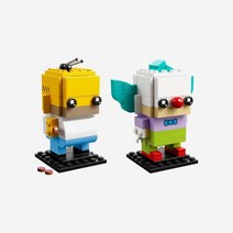 [New Best] 레고 브릭헤즈 호머 심슨과 광대 크러스티 Lego Brickheadz Homer Simpson & Krusty the Clown 272936