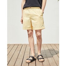 22SS 옐로우 퍼피자수 면혼방 밴딩숏팬츠 HZPA2B506Y2