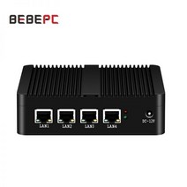 스틱PC 초 미니 PC MINIPC 안드로이드 피시 BEBEPC-팬리스 방화벽 라우터 인텔 셀러론 J1900 N2830 4 LAN Pfsense 우분투 윈도우즈 10 산업용 컴퓨, Celeron N2830, No RAM No SSD