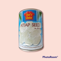 태국산 / AHT DAC 니파팜 통조림 인 시럽 ATTAP SEED IN SYRUP 2캔, 565g