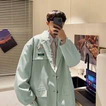 정장 코트 고퀄리티 감각 눈길을 끄는 남자 트렌드 봄가을 와이드 루즈핏 DK 양복 학원 무드 2642233872