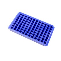 실험실 원심 분리형 튜브 랙0.5ml 1.5ml 2ml 용 PCR 튜브 홀더플라스틱 EP 튜브 스탠드96 웰 양면 사용1, 한개옵션0