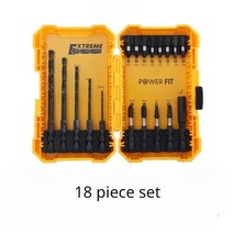 전동드라이버 무선 전기 임팩트 스크루 드라이버 헤드 합금강 드릴 비트 수트 장식 목공 수단, 1.B set