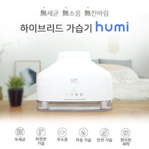 더힐링 유아용 침실용 병원용 무세균 하이브리드 가습기 휴미
