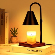 타이머가 있는 캔들 워머 램프 병 캔들을 위한 디머블 전기 램프 워머 여성 엄마를 생일, A1-Black