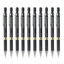 제브라 드라픽스 샤프펜슬 블랙, 0.3mm, 10개입