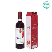 평창 오미자 숙성진액 700ml(선물포장) 오미자청 원액 HACCP