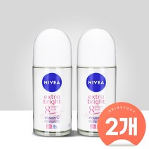 니베아 데오드라트 롤온 엑스트라 브라이트, 50ml, 2개