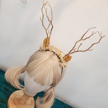 파티소품/사슴머리띠/크리스마스/요정헤어밴드/루돌프머리띠/뿔머리띠/엘프, 상세페이지 참조