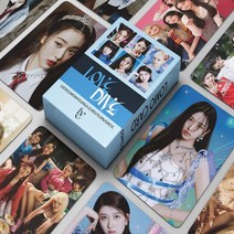 IVE KPOP 일레븐 로모 카드 포토 앨범 LIZ Kpop 걸스 그룹 Ive 팬 컬렉션 선물 엽서 54 개/세트, 10 MM-아이브