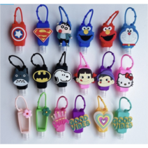 키즈클럽 휴대용 캐릭터 손소독제 케이스 손소독제 홀더 어린이 선물 가방고리, 14.키티