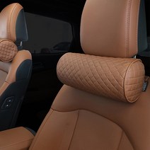 아크모 차량용 목쿠션 1+1 메모리폼 9가지 색상, 타공 1+1 목쿠션, 소프트브라운