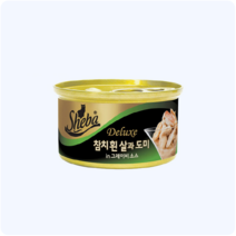쉬바캔 참치흰살과 도미 85g, 단품
