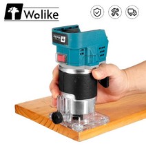 전동 트리머 목공구 전기 충전 35000RPM 브러시리스 무선 손 조각 슬롯 트리밍 조각 기계 Makita 18V 배터리 용 나무 라우터 347, 협력사