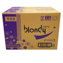 브론디 2겹 페이퍼타올 일반 절약형, 6개, 100매