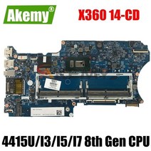 HP PAVILION X360 14-CD 노트북 마더 보드 메인 보드 14-CD 17879-1B 마더 보드 4415U I3 I5 I7 8 세대 CPU 포함