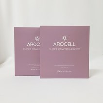 NEW 아로셀 슈퍼 파워 마스크 EX 콜라겐 제대혈 미백 주름개선 42g x 4매, 2box