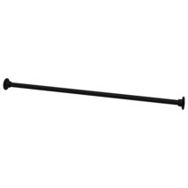 미국발송 Naiture.com Live in Nature Naiture 91.4cm(36인치) Never Rust 스테인리스 스틸 스트레이트 샤워 커튼 봉 블랙 마감, 36