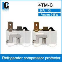 황동 냉장고 및 에어컨 과부하 보호 릴레이 냉장고 예비 부품 220V 110V 4TM-C, 02 245W_02 220V